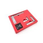 Kinex KX103 - 3-Piece Precision Machinist Square Set with 2-3/8", 4" and 6" DIN 875/1