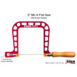 Knew Concepts KC107 - 5" Hand Saw with Screw Tension