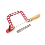 Knew Concepts KC101 - 125.005C MK III 5" Cam Lever Fret Jewelers Saw with 12 Each #7 15 TPI Pegas Fret Saw Blades