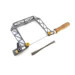 Knew Concepts KC104 - 125.005T 5" Titanium Birdcage Fret Jewelers Saw with 12 Each #7 15 TPI Pegas Fret Saw Blades