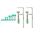 Microjig MJ208 - 2-Pack DVC-850AP_X2 MATCHFIT Dovetail Clamp & 8-Pack DV-HK4.5K2-VP MATCHFIT Dovetail Hardware