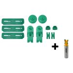 Microjig MJ201 - MatchFit CNC Ultimate Workholding Kit plus 1/2" Shank Dovetail Router Bit