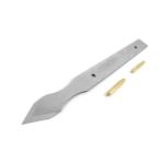 Mikov MIK101 - Unhandled Thin Blade Dual Bevel Marking Knife Kit with Finger Indents 0.060" Thick Blade