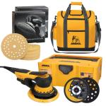 Mirka MIR110 - DEROS&reg; II Electric Random Orbital Sander with Free Gold, Backup Pad and Cooler Bag