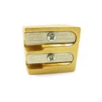 Mobius + Ruppert MR102 - VERTEX Double-Hole Brass Wedge Pencil Sharpener