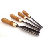 Narex NX109 - 4-Piece Premium Firmer Gouge Set