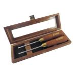 Narex NX200 - Left and Right Skew Chisel Sets in Wooden Presentation Box