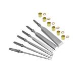 Narex NX214 - 6-Piece Unhandled Premium Bevel Edge Chisel Blank Set