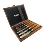 Narex NX221 - 6-Piece Premium Bevel Edge Chisel Set in Wooden Presentation Box