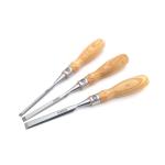 Narex NX237 - 3-Piece Richter Extra Bevel Edge Dovetail Chisel Set (1/4", 3/8" & 1/2")