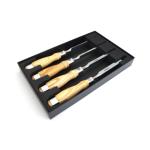 Narex NX252 - 4-Piece Richter Mortise Chisel Set in Wooden Presentation Box
