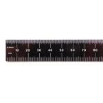 PEC Tools PEC130 - Metric Rigid Black Chrome Rulers