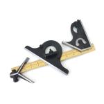 PEC Tools PEC135 - 4-Piece Premium 12" Combination Square with Hardened Head and Titanium Nitride-Coated Blade (4R Graduations: 1/64", 1/32", 1/16", 1/8")