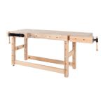 Pinie PIN219 - PLUS II Workbench with Chain Drive Screw Vise and Tail Vise