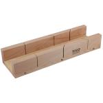 Pinie PIN164 - Solid Beech Portable Mitre Box for Hand-Cut Mitres