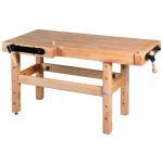 Pinie PIN217 - PROFI II/II Workbench with Dual Chain-Drive Twin-Screw Vises