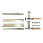 Pinie PIN230 - Workbench Accessory Set - Includes Protective Plate, Full-Size Dural Bench Dogs, Surface Hold Down Clamps and Aluminum Jaws