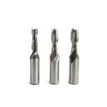 Precision Bits PB101 - 3-Piece Metric M2 High Speed Steel (HSS) Upcut Two Flute Spiral Router Bit Set