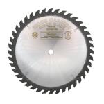 Ridge Carbide RC100 - 10" BOX JOINT Full Kerf Blade | 40 Teeth, FTG Grind, +15&deg; Hook, 5/8" Bore, 0.094" Thick Plate, 0.125" Kerf | For Ripping & Box Joints