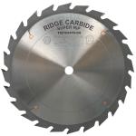 Ridge Carbide RC112 - 10" SUPER RIP Thin Kerf Blade | 24 Teeth, FTG Grind, 20&deg; Hook, 5/8" Bore, 0.072" Thick Plate, 0.102" Kerf | For Efficient Ripping of Framing Lumber