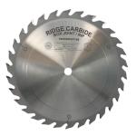 Ridge Carbide RC121 - 10" BOX JOINT Thin Kerf Blade | 30T, FTG Grind, 20&deg; Hook, 5/8" Bore, 0.072" Thick Plate, 0.094" Kerf