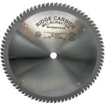 Ridge Carbide RC127 - 10" Melacrafter COMBO Thin Kerf Blade | 80 Teeth, HiATB Grind, -5&deg; Hook, 5/8" Bore, 0.072" Thick Plate, 0.102" Kerf | For Cutting Laminates and Veneers