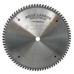 Ridge Carbide RC130 - 10" Non-Ferrous Full Kerf Blade | 80 Teeth, TCG Grind, -5&deg; Hook, 5/8" Bore, 0.094" Thick Plate, 0.125" Kerf | For Cutting Non-Ferrous Metals
