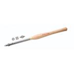 Robert Sorby RS560 - Handled TurnMaster with Round, Detail Point, and Square High Speed Steel Cutters