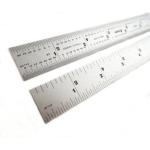 Shinwa SW120 - 4R Satin Chrome Rigid Machinist Rulers