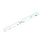 Shinwa SW125 - 6" Stainless Steel Center-Finding Rule