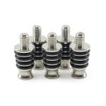 SS Niles Bottle Stoppers SSN103 - SS-9000 Contemporary Wine, Vinegar, Oil and Screw Top Liquor Bottle Stoppers Turning Kit - 5 pack