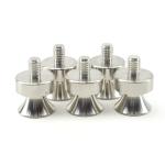 SS Niles Bottle Stoppers SSN105 - Stainless Steel Bottle Cap Opener Turning Kit - 5 Pack