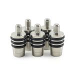 SS Niles Bottle Stoppers SSN108 - SS-610 Small Whiskey Bottle Stopper Turning Kit - 5 pack