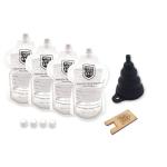 StopLossBags SLB106 - Starter Set with 4 Bags, Collapsible Funnel, 4 Extra Caps and Filler Clip