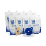 StopLossBags SLB113 - Steward&trade; Contractor Bundle - 8 Pack Solvent Bags, Funnel, Filler Clip