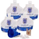 StopLossBags SLB117 - Sampler Craftsman Kit - 4-Pack 6oz Containers, 4-Pack Extra Caps, Filler Clip and Filling Funnel