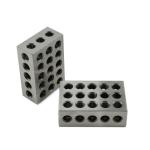 Taytools TT551 - 1-2-3 Blocks Matched Pair Hardened Tool Steel Multiple Hole Configurations