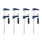 Taytools TT143 - American Style F Style Bar Clamps with Clutch, 2-1/2" Throat, 450 pounds Clamping Pressure
