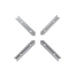 Taytools TT542 - 4 Piece Intersection Kit for Aluminum T Track 3/4" by 3/8" #6 Countersink Holes