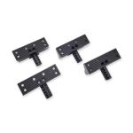 Taytools TT600 - Low Profile 1/2&rdquo; Workbench Bench Dogs with 1-1/4&rdquo; Tall x 4&ldquo; Wide Jaw Extensions for 3/4" Dog Holes 8 Pack with Screws