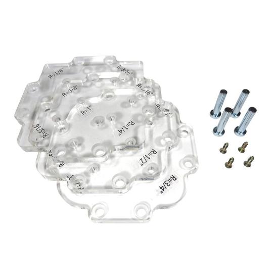 12 Piece Outside Corner Radius Radii Router Template Guides