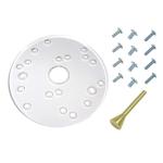 Taytools TT111 - Universal Router Base Plate, 6-1/2" Diameter, 5/16" Thick