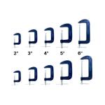 Taytools TT147 - 10-Pack C-Clamps 2 each 2", 3", 4", 5" & 6"