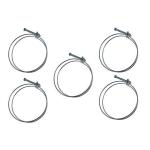 Taytools TT232 - 5 Piece Double Wire Loop Spring Steel Hose Clamps