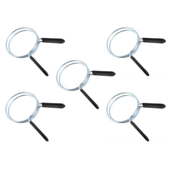 5 Piece Double Loop Spring Hose Clamps