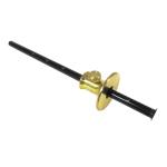 Taytools TT256 - Wheel Marking Gauge Depth Gauge with Solid Brass Machined Head Black Chrome Beam