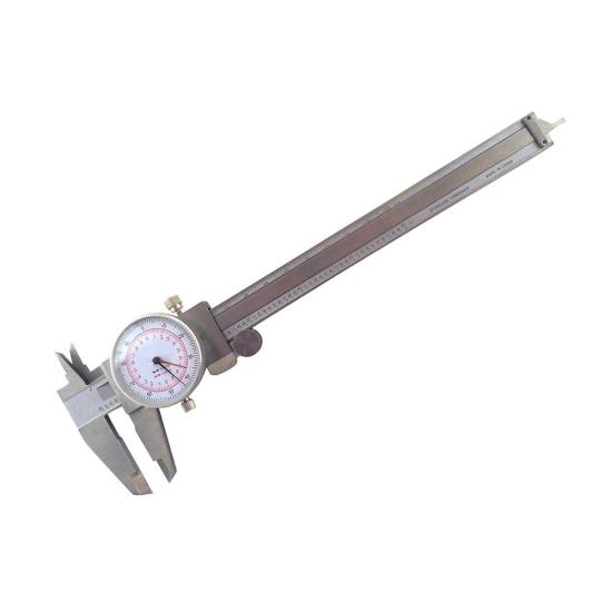 6" (150mm) Metric Imperial SAE Dual Reading Dial Caliper Stainless-Overstock