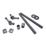 Taytools TT366 - Improved Moxon Vise/Workbench Hardware Kit with 10" or 12" Long 3/4-10 Threaded Rods, 4-1/2" Cast Knobs, Square Nuts, Washer and Bushings