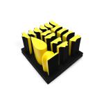 Taytools TT387 - 16-Piece Contoured Profile Hand Sanding Block Set with Assorted Convex & Concave Shapes