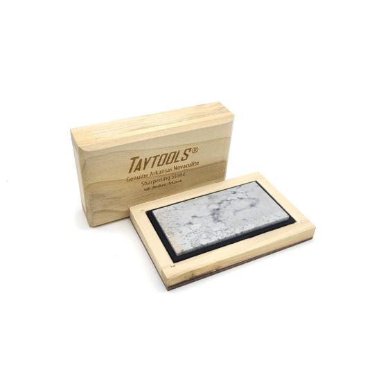 Genuine Arkansas Whetstone Novaculite Bench Sharpening Stones in Wood Box  Sizes 4" to 12"